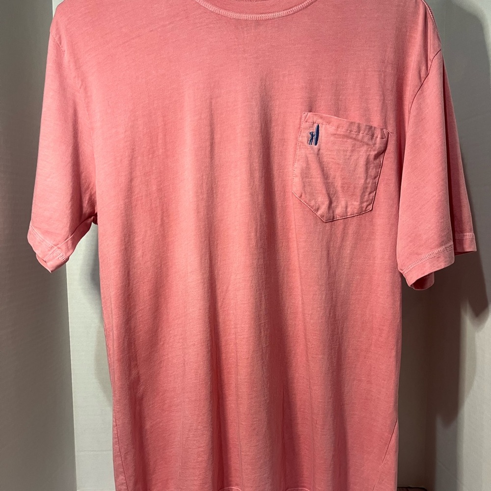 Johnnie-O Men’s Pink Tee Shirt